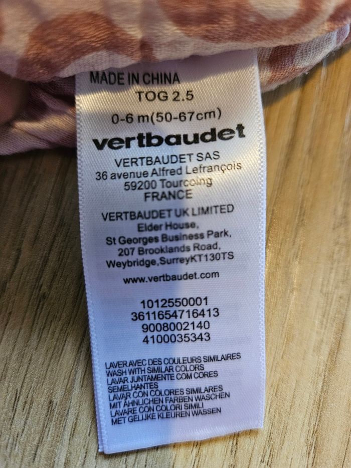 Gigoteuse réversible fille TOG 2.5 naissance - photo numéro 5