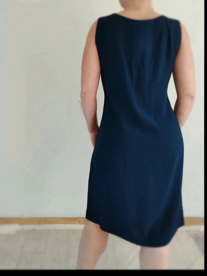 Robe chasuble - Bleu Marine - Duncan - IT 46 = FR 42 - Excellent État - photo numéro 4