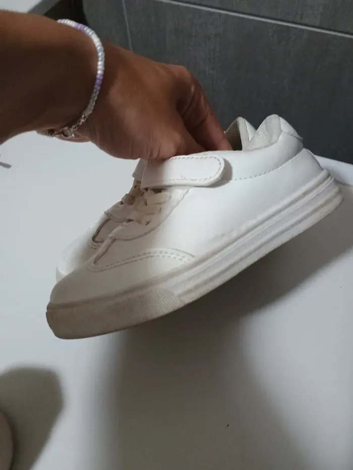 Basket blanche taille 26 - photo numéro 4