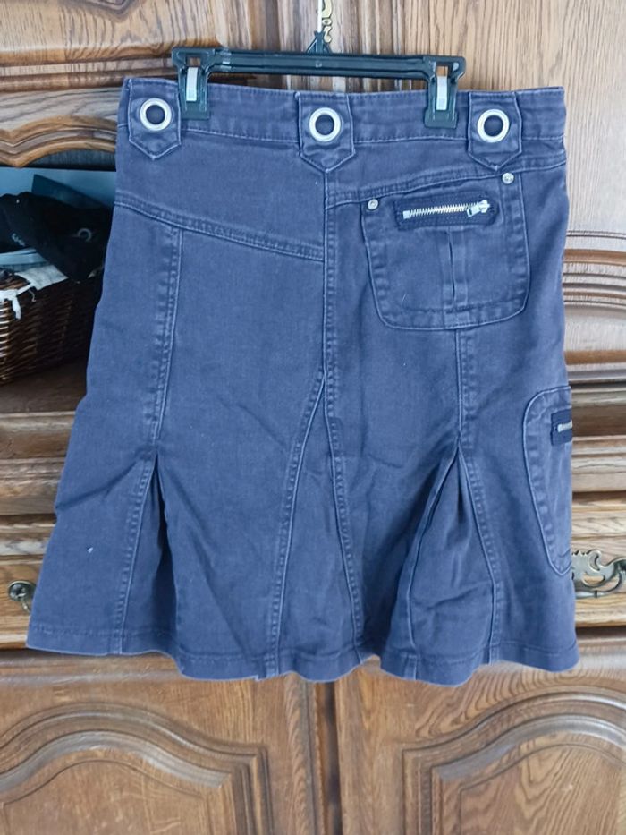 Jupe vintage violette taille 38 simple chic - photo numéro 5