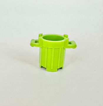 Lego Accessoires City : Poubelle de couleur vert lime - NEUF