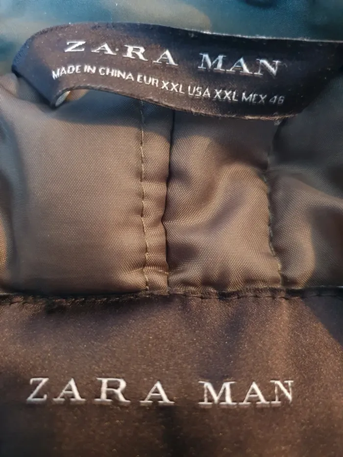 Veste Bombers Zara man kaki - photo numéro 4