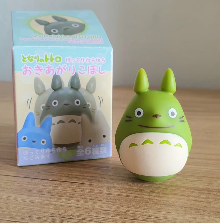 Studio Ghibli totoro vert 5 cm culbuto japon jouet - photo numéro 2