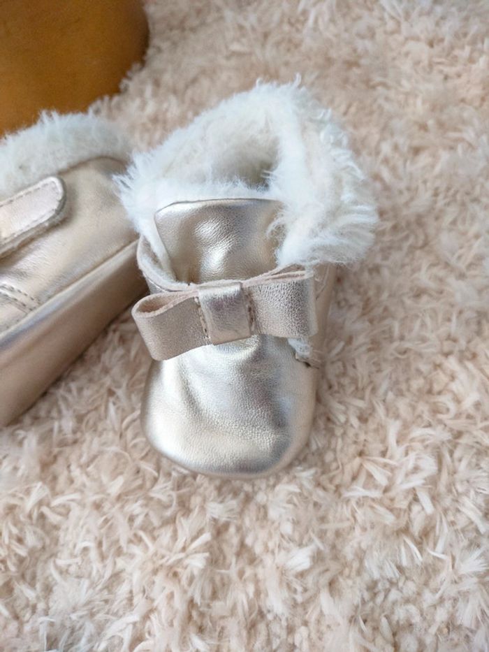 Chaussons fourrés Or - photo numéro 2