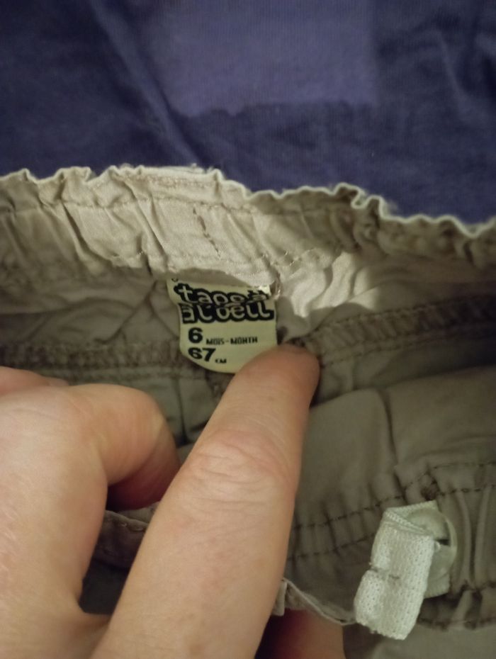 Ensemble short et haut manches courtes 6 mois - photo numéro 2