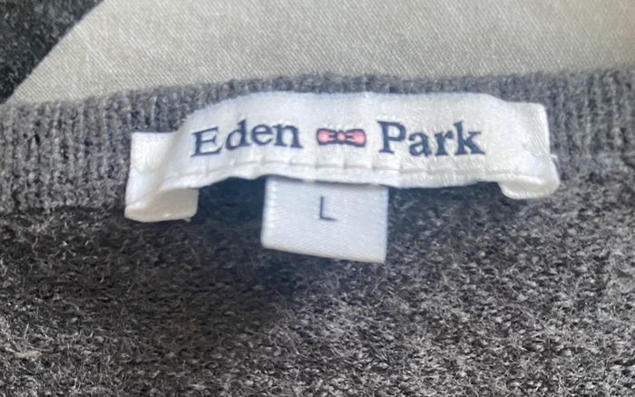 Pull col V mixte Eden Park - photo numéro 3
