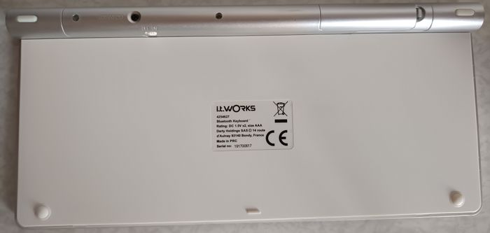 Clavier ItWorks 4254627 Bluetooth Couleur Alu pour tablette, smartphone et PC - photo numéro 2