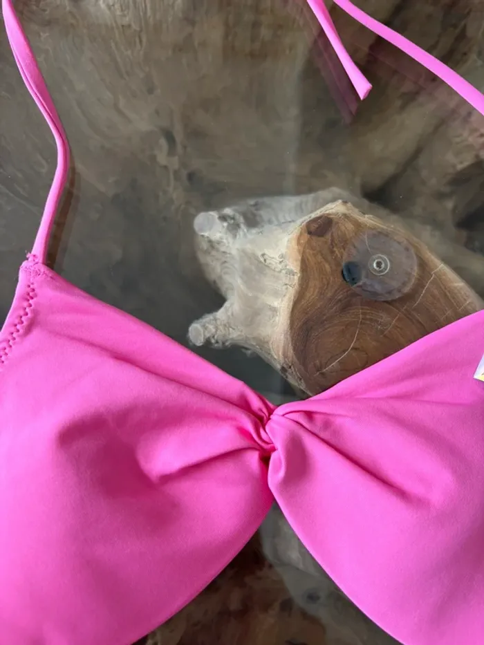 Haut de maillot de bain Etam rose triangle Mallorca 34 - photo numéro 4