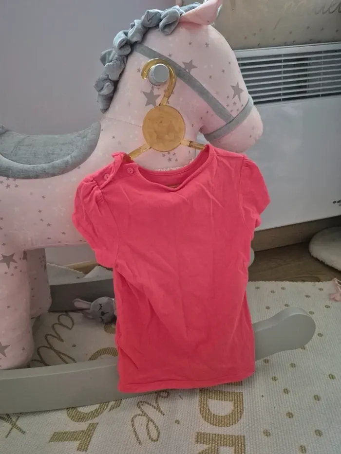 T shirt maman je t'aime a la folie 3ans 94cm - photo numéro 2