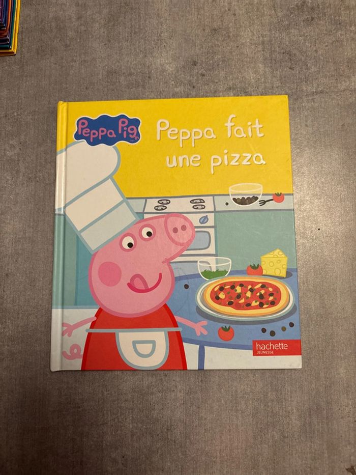 Livre Peppa Pig Peppa fait une pizza