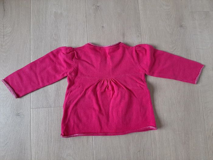 Gilet boutonné manches longues 12 mois - photo numéro 3