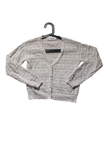 Cardigan crochet blanc taille XS
