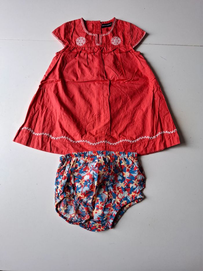 Robe + culotte Sergent Major taille 12 mois