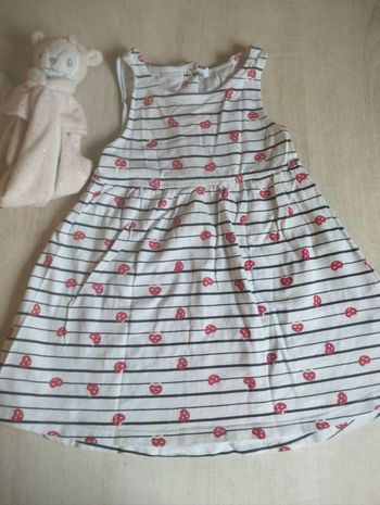 Robe a rayures 23 mois