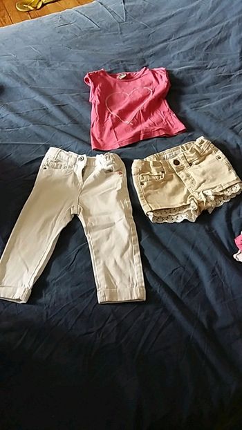 Pantalon short et t-shirt