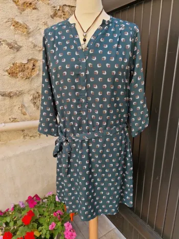 Robe verte Mamouchka 38