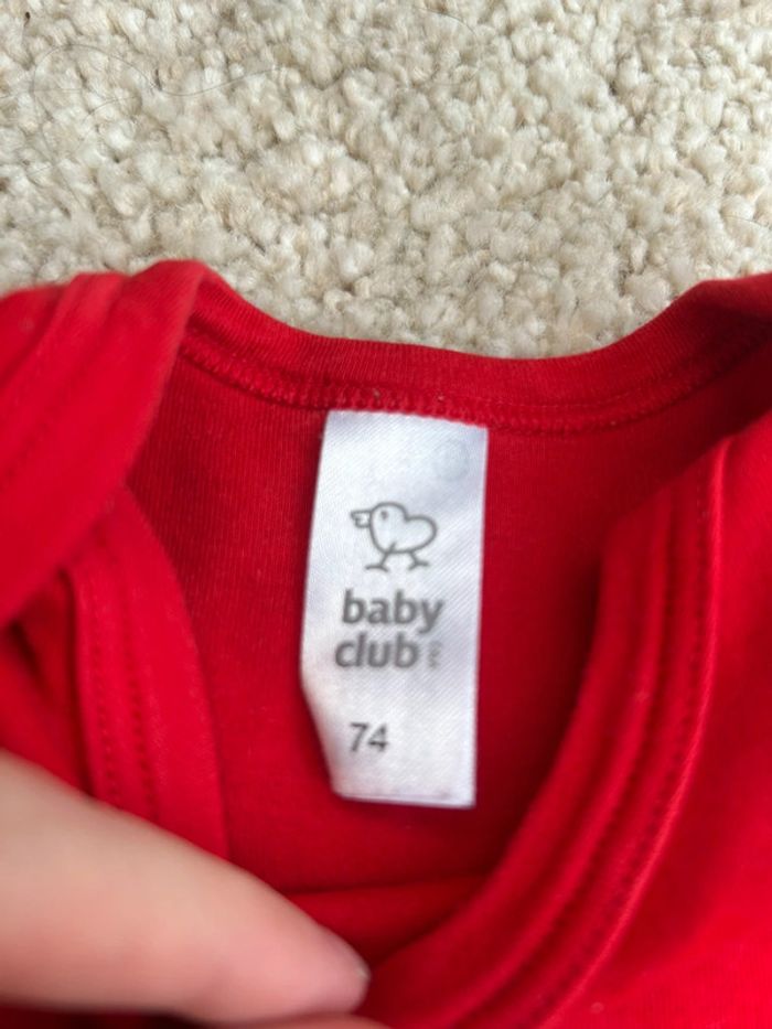 Lot de 2 bodies manches courtes garçons - c&a baby - 12 mois - photo numéro 3