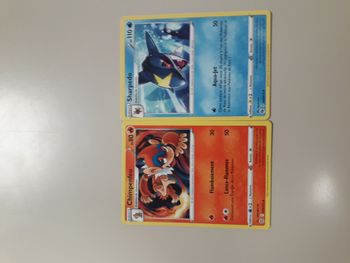 Chimpenfeu + Sharpedo lot de 2 cartes Pokémon neuves