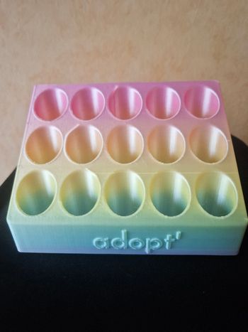 Rangement Adopt 15 trous multicolore 