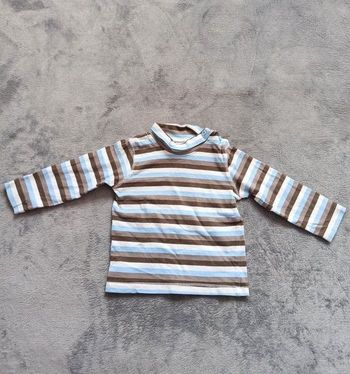 Sous pull rayures 74cm " baby club"