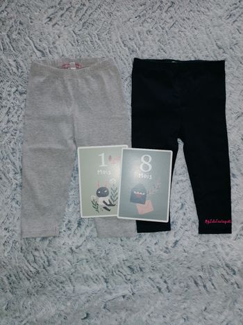 Lot de 2 leggings 18 mois