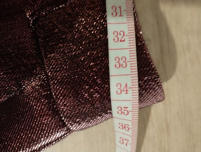 Pantalon Promod taille 36 coupe cigarette métallisé - photo numéro 7