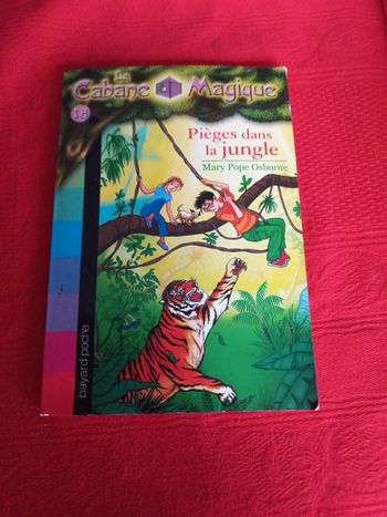 Livre pour enfant La cabane magique Pièges dans la jungle