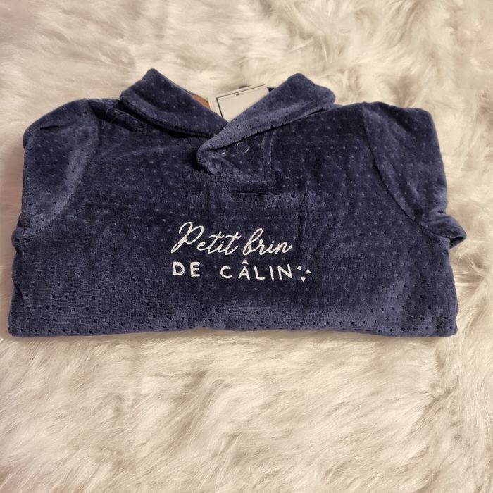 Neuf (non porté)🤩😍💙 superbe pyjama chaud et doux  12 mois garçon 💙🤩😍 - photo numéro 3