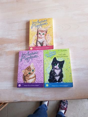 Lot de 3 livres Les chatons magiques