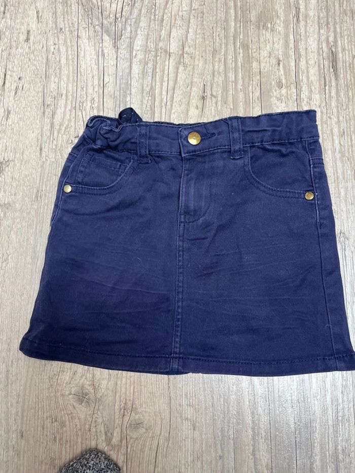 Jupe en jean marine Tissaia taille 7 ans
