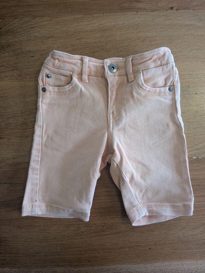 Short en jean saumon 4 ans garçon - photo numéro 2