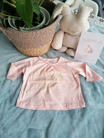 T-shirt rose kiabi 3 mois