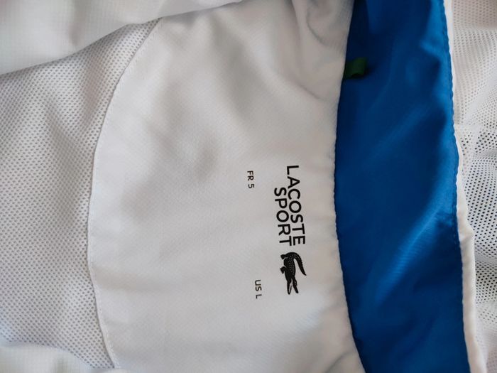 Ensemble de survêtement Tennis Lacoste SPORT bicolore à capuche - photo numéro 10