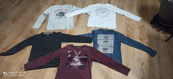 Lot de 5 t shirts mL 12 ans