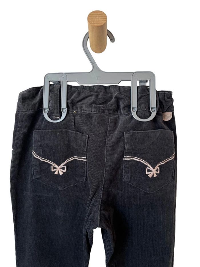 Pantalon en velours côtelé gris foncé - Sergent Major 8 ans (128cm) - photo numéro 5