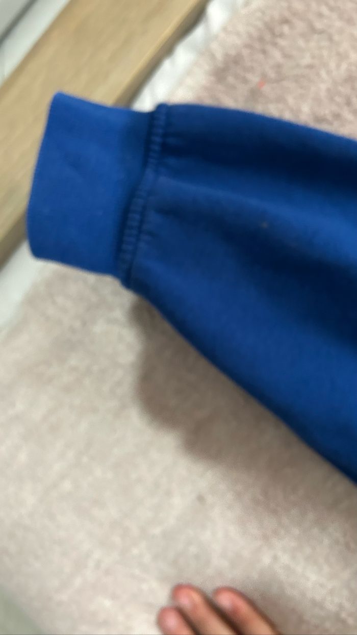 sweat zara bleu - photo numéro 3