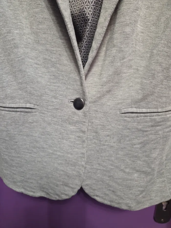 Veste blazer sweat molletonnée T42 Kiabi - photo numéro 3