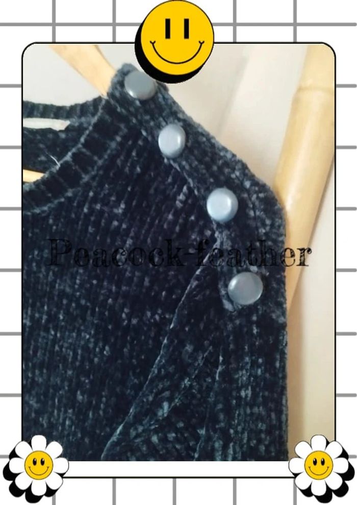 Pull douillet blanche porte 42/44 bleu - photo numéro 3