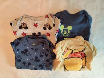 Bodies manches longues Disney / 3 mois