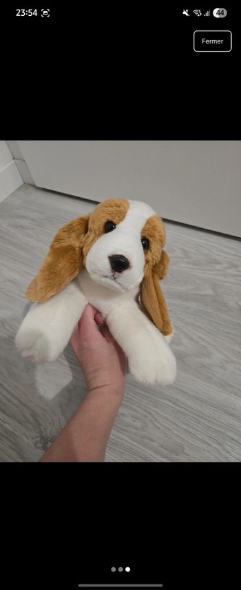 Peluche chien