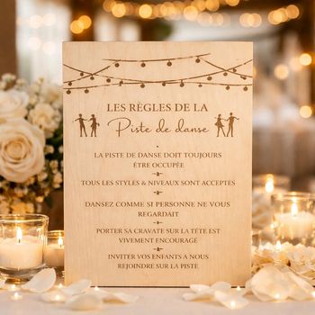 Pancarte poste de danse 