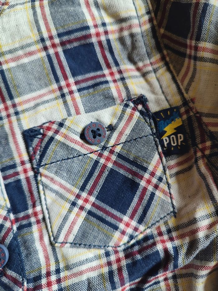 Chemise à carreaux col Tao Neuf Sergent Major en 18M - photo numéro 4
