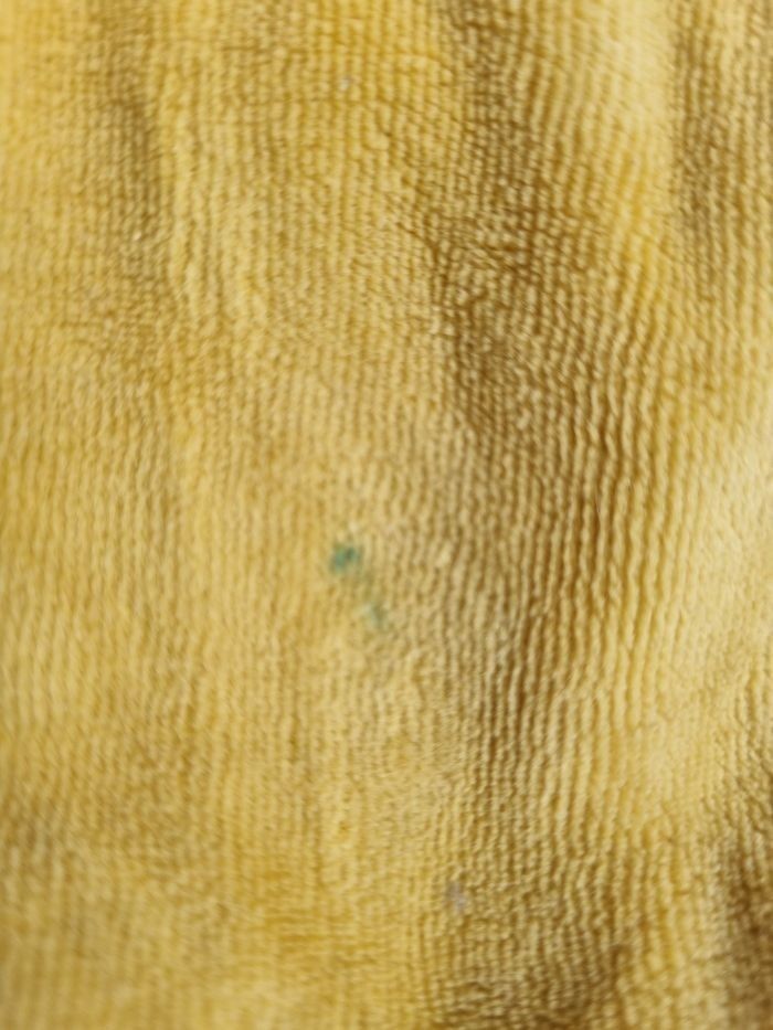 ​Pyjama Gemo Velours Jaune 6 Mois "Avec Mon Papa" Tres Bonne Etat - photo numéro 3