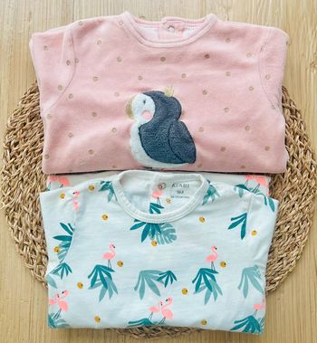 Lot 2 pyjamas dors-bien Kiabi