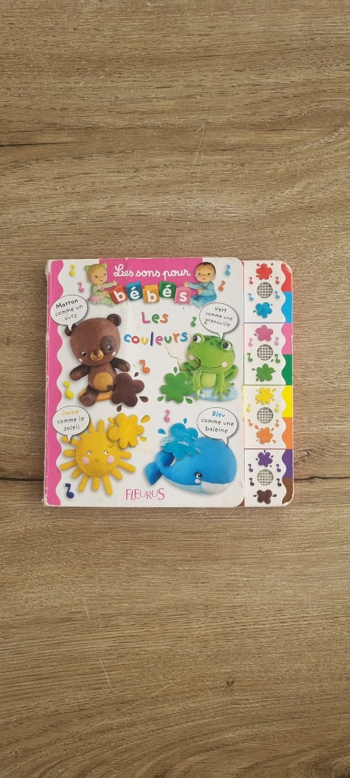 Livre sonore : Les couleurs