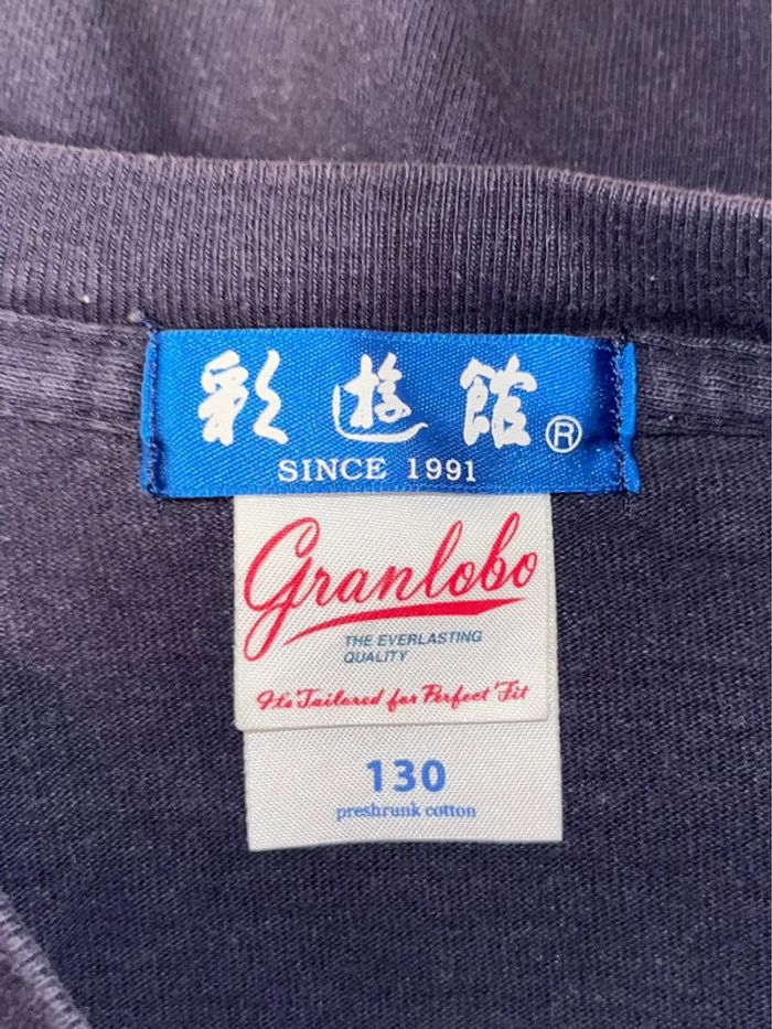 T-shirt bleu marine, taille 8 ans - photo numéro 3