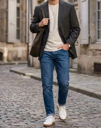 Blazer homme/femme Roy Robson chic finitions soignées – Laine Super 120’s – Très bon état 