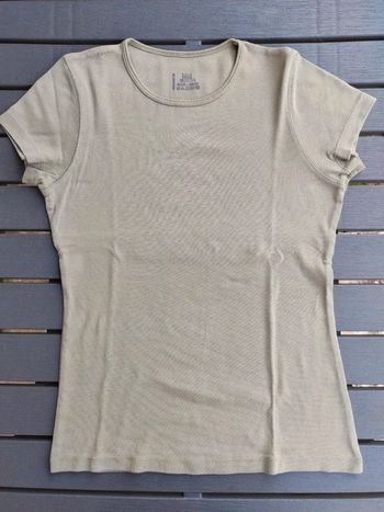 T shirt beige clair