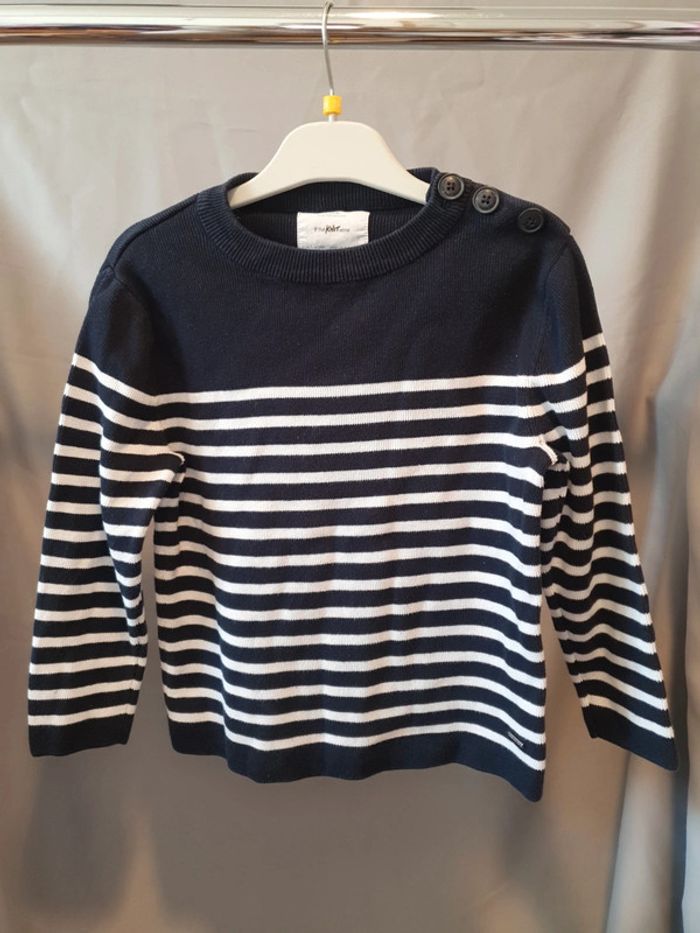 Pull marin ZARA 7 ans