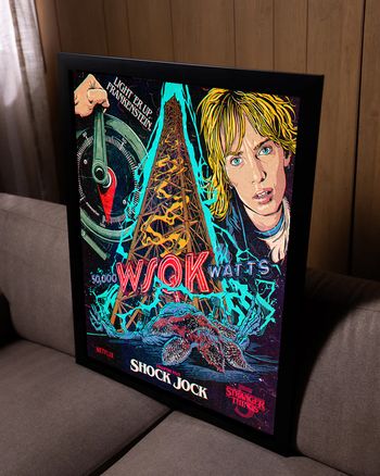 Poster Stranger Things - Shock Jock - Saison 5